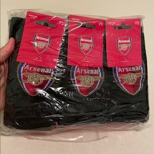 Official licensed Arsenal FC boys socks set of 12 UK soccer football EPL NEW